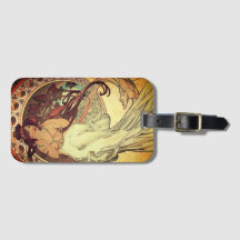 Art nouveau Alphonse Mucha elegant kvinna muse