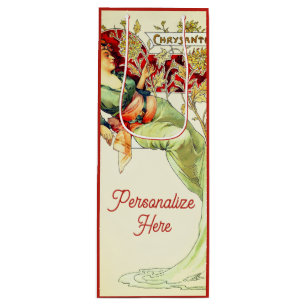 Art nouveau Alphonse Mucha Krysantemum höst