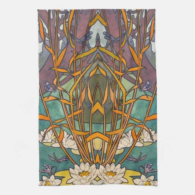 Art nouveau Alphonse mucha (yngdrom) Kökshandduk (Vertikal)