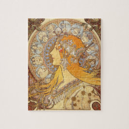 art nouveau Alphonse Mucha Zodiac Puzzle Pussel