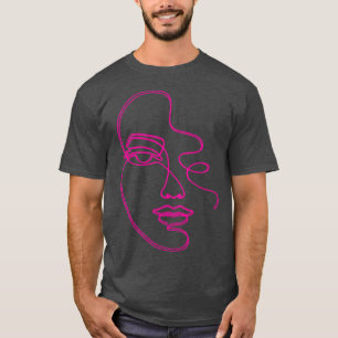 Art nouveau Ansikte T Shirt