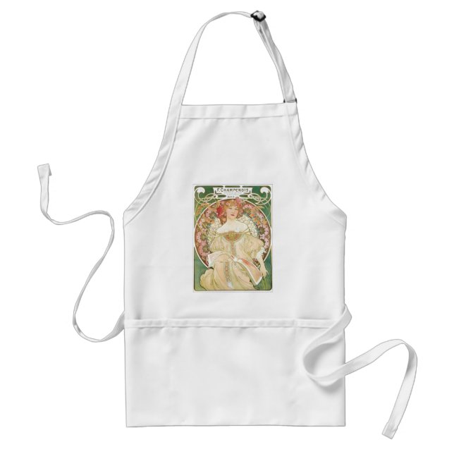 Art Nouveau-antik, Champenois av Alphonse Mucha Förkläde (Framsidan)