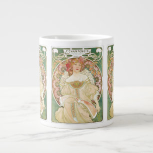 Art Nouveau-antik, Champenois av Alphonse Mucha Jumbo Mugg