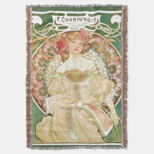 Art Nouveau-antik, Champenois av Alphonse Mucha Mysfilt
