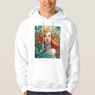 Art nouveau Aos sí Fairy Hoodie