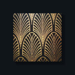 Art nouveau, art deco, fläkt mönster, brons, guld, canvastryck<br><div class="desc">Art nouveau,  art deco,  fläkt mönster,  brons,  guld,  svart, chic, elegant, vintage, belle époque</div>
