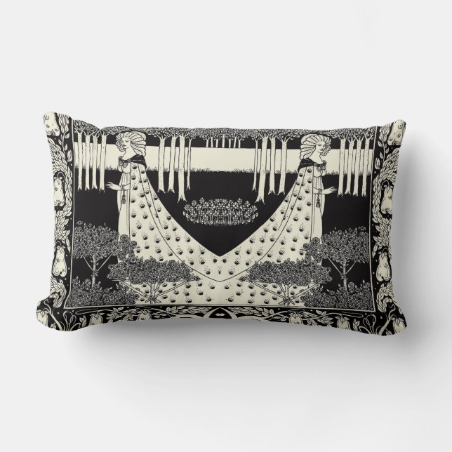 Art nouveau Aubrey Beardsley Salome Lumbarkudde (Framsida)