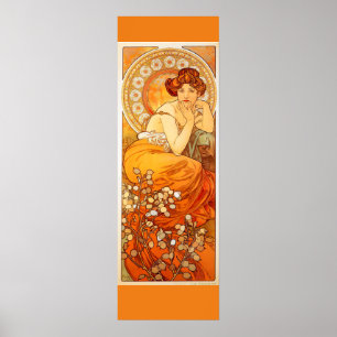 art nouveau av Alfons Mucha. Poster