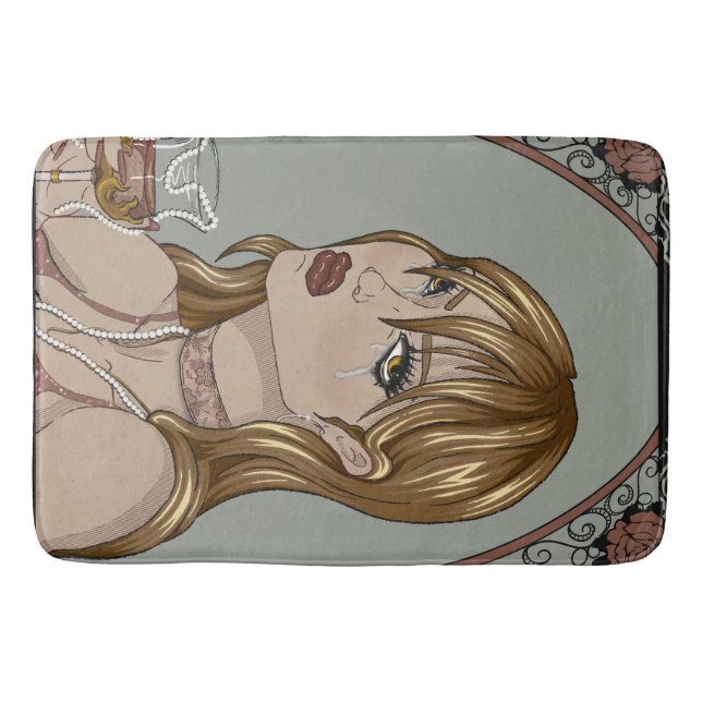 Art Nouveau Badrumsmatta (Framsidan)