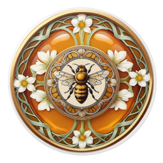 Art nouveau Bee Knopp