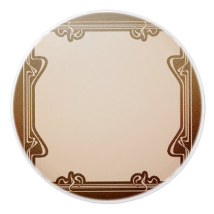 art nouveau, beige,brun,antika,belle époque, ele knopp