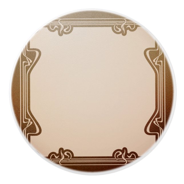 art nouveau, beige,brun,antika,belle époque, ele knopp (Framsidan)