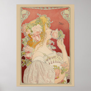 Art Nouveau Belle Époque Dam Rosor Livemont Poster