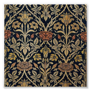Art nouveau,Belle epoque mönster, vintage,chic,Wil Fototryck
