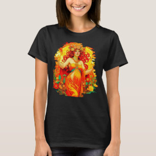 Art nouveau Beltane Celtic Vår T Shirt