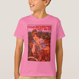 Art nouveau Bicycle Mucha Art Tee Shirt