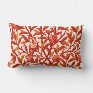 Art nouveau Bird & Pomegranat, Mandarin-Orangen Lumbarkudde