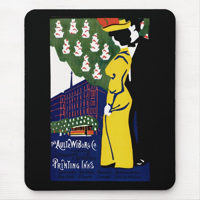 Art nouveau Bläck Ad Musmatta (Framsidan)