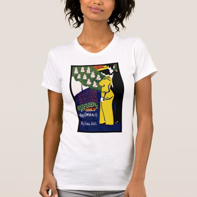 Art nouveau Bläck Ad Tee (Framsida)