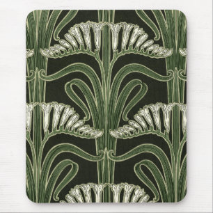 Art nouveau-blommans utformning - Mousepad Musmatta