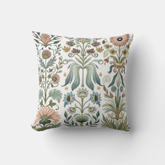 Art Nouveau Blommig Design 402 blommor Kudde