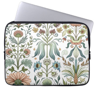 Art Nouveau Blommig Design 402 blommor Laptop Fodral