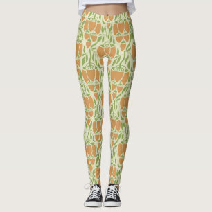 Art nouveau: Blommigt Elegance Leggings
