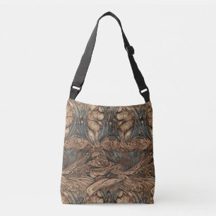 Art nouveau Blommigt elegant Axelväska