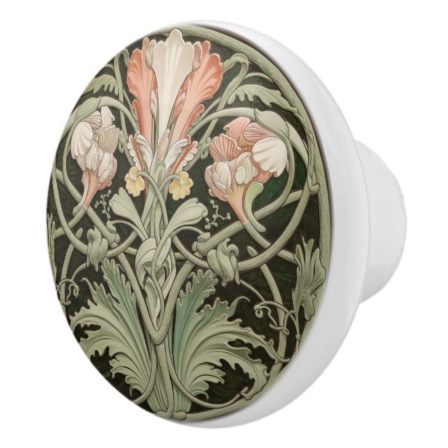 Art nouveau Blommigt Knopp (Höger)