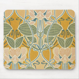 Art nouveau Blommigt Musmatta