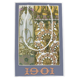 Art nouveau blommor alfonse mucha blommigt art 