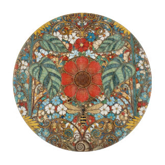 Art Nouveau Blomsterträdgård – Solrosor, Bina