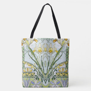 Art nouveau Blomsterträdgård Tygkasse