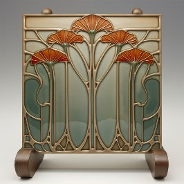 Art nouveau Bloom [set 3/4] Kakelplatta