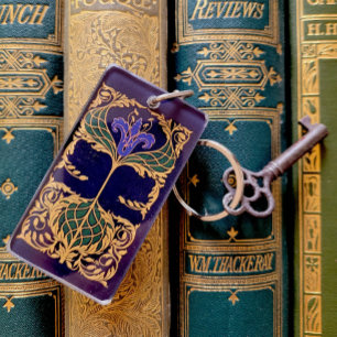 Art nouveau Blue Lily