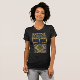 Art nouveau Blue Lily T Shirt