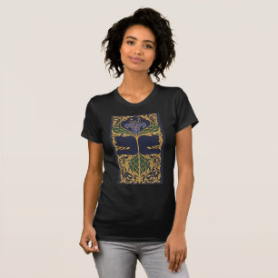 art nouveau Blue Lily T Shirt