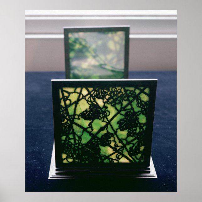 Art nouveau bokends, Tiffany Studios, 1894 Poster (Framsidan)