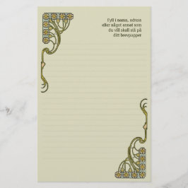art nouveau Brevpapper CC0404 Stationery