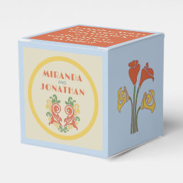 Art nouveau Bröllop Presentaskar