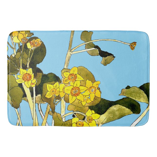 Art nouveau Buttercups Badrumsmatta (Framsidan)