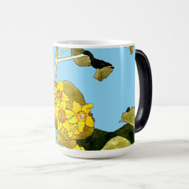 Art nouveau Buttercups Magisk Mugg