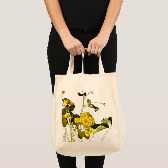 Art nouveau Buttercups Tygkasse (Framsida (produkt))