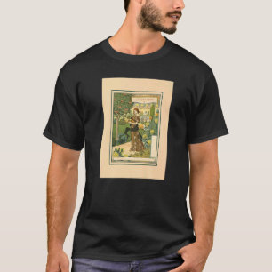 Art nouveau Calendar Woman September Mon T Shirt
