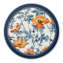 Art nouveau California Poppies