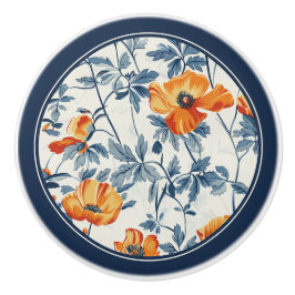 Art nouveau California Poppies Knopp