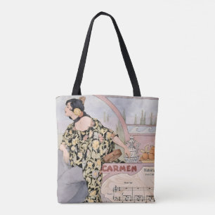 Art Nouveau Carmen Habanera Affisch – Vintage Oper Tygkasse
