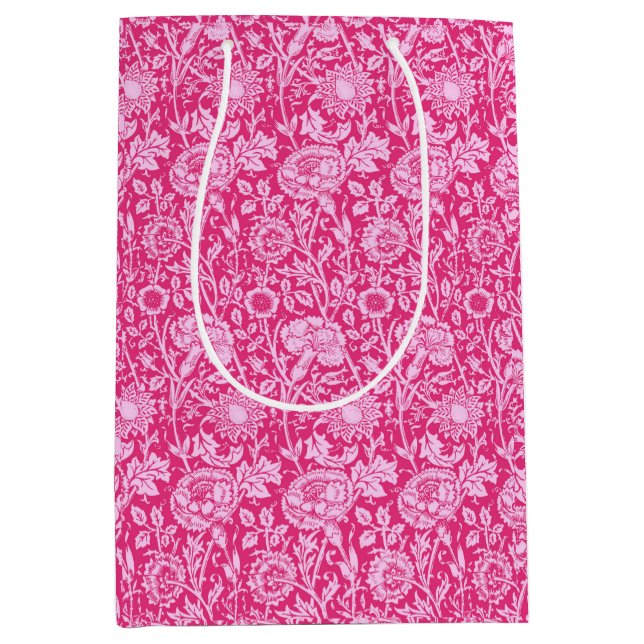 Art nouveau Carnation Damask, Fuchsia Rosa (Framsidan)