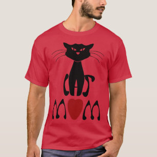 Art nouveau Cat Mamma T Shirt