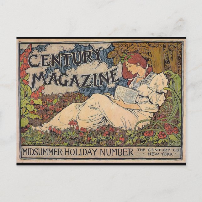 art nouveau - Century Magazine Vykort (Framsida)
